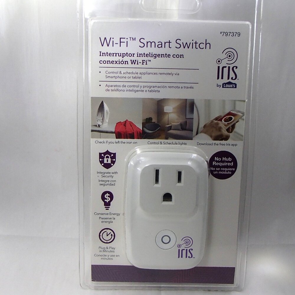 Iris Plug 120-Volt 1-Outlet Indoor Smart Plug